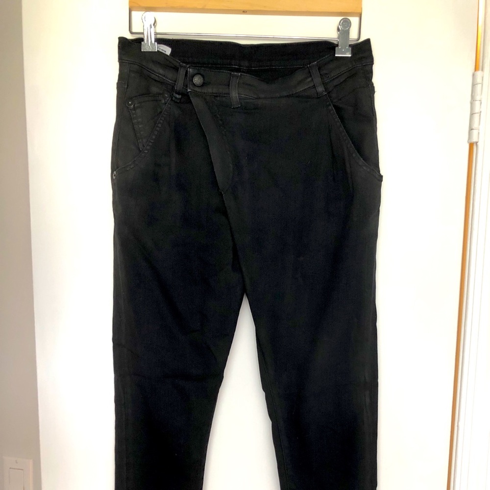 R13 x over black jeans